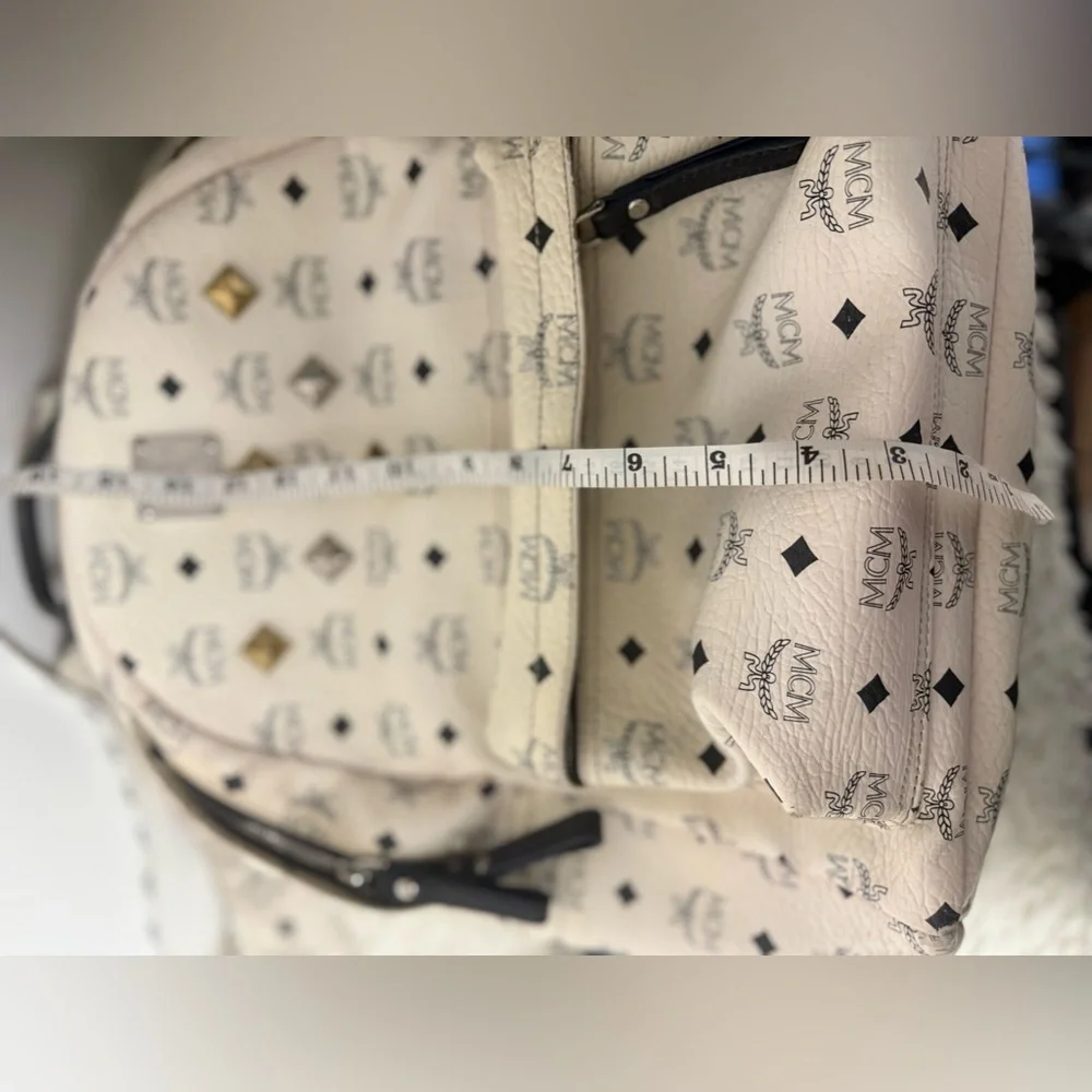 Authentic MCM Studded Backpack - Picture 12 of 14